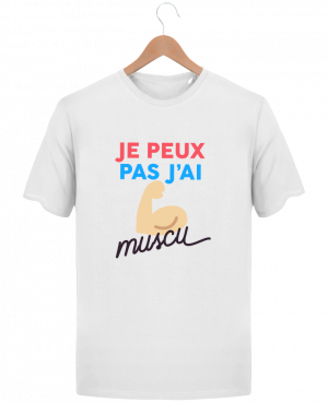 Débardeur Humour "Je Peux Pas, J'ai Muscu" - Cadeau Pour Culturiste, Carrossier - T-shirt Drôle Salle De Sport