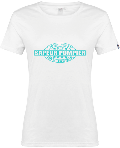 t-shirt personnalisé sapeur pompier femme