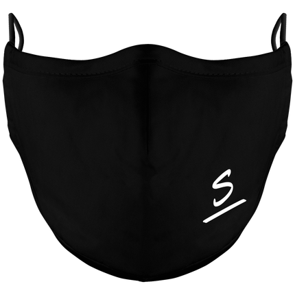 Masque de protection à 3 couches en tissus Foncé