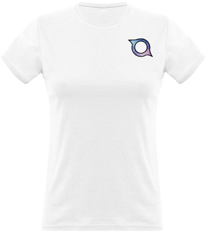 T shirt blanc/noir femme