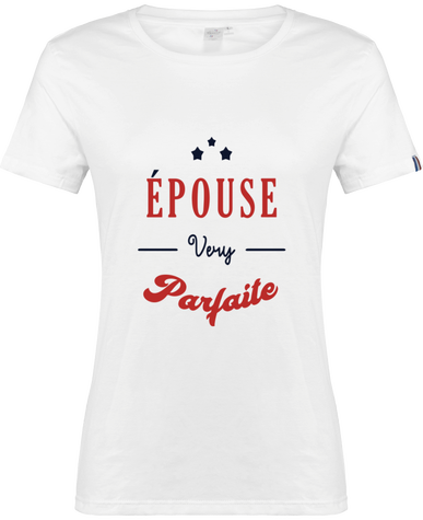 t-shirt personnalisé épouse parfaite