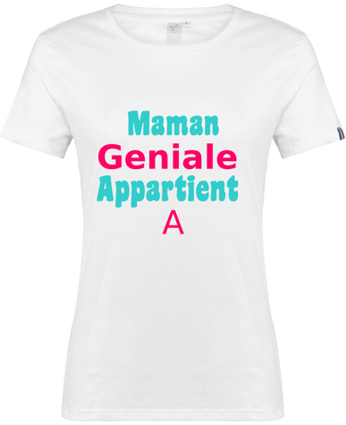 T-shirt femme d'origine france
