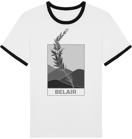 T-Shirt Contrasté - Épis de blé négatif