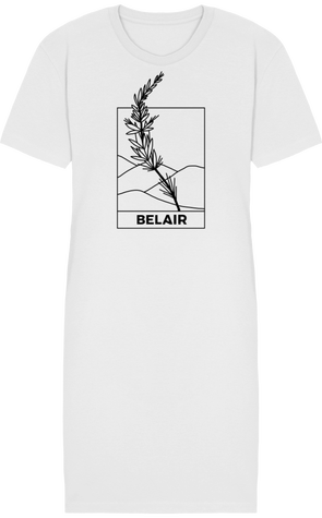 Robe t-shirt - Épis de blé N&B