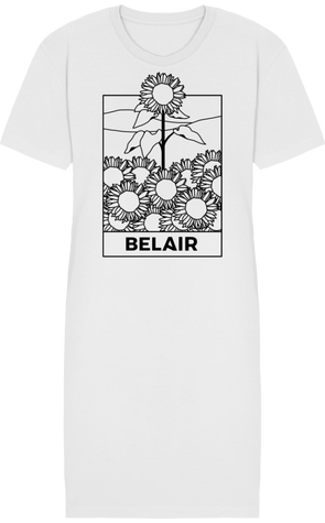 Robe t-shirt - Tournesol N&B