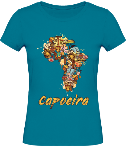 Tshirt femme bio - Africa Capoeira