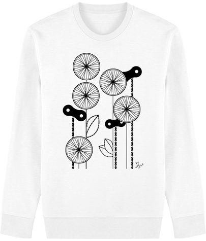 Sweatshirt Fleur couleurs claires