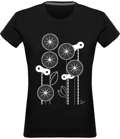 TShirt femme Fleurs couleurs foncées