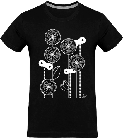 TShirt homme Fleurs couleurs foncées