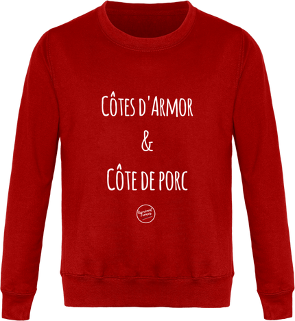 SWEAT COTES D'ARMOR ET COTE DE PORC