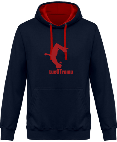 Sweat rouge et bleu