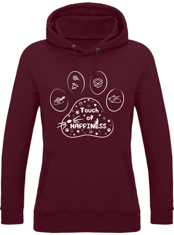 Sweat à capuche femme Touch of happiness
