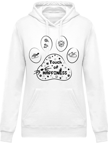 Sweat à capuche femme Touch of happiness
