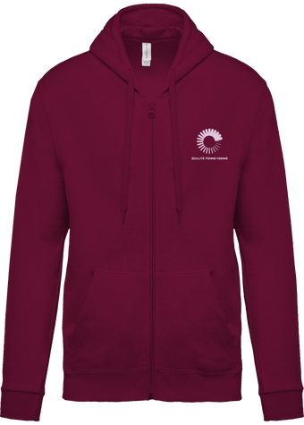 Sweat zippé unisexe