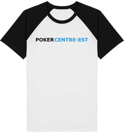Tee-Shirt Baseball Poker Centre-Est - Unisexe - Manches Courtes