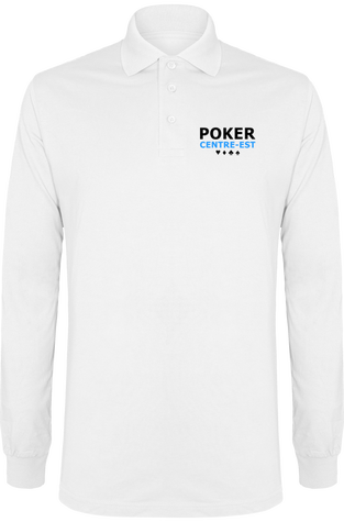 Polo Blanc PCE - Manches Longues