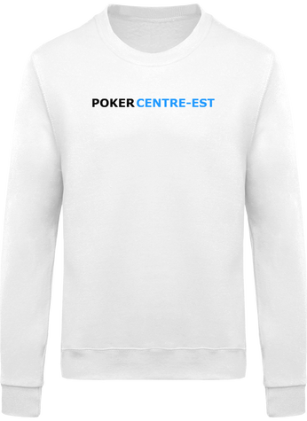 Sweat-Shirt Blanc Poker Centre-Est