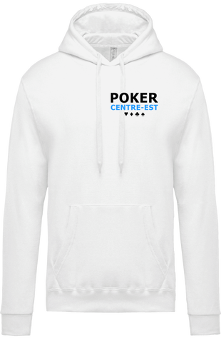 Sweat-Shirt Blanc PCE - avec Capuche