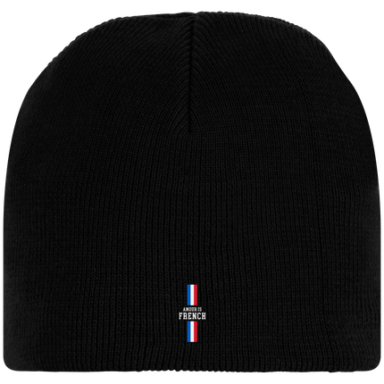 Bonnet broderie Amour is french blanc
