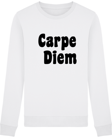 Sweat Col rond Unisex Stanley Stella Rise Carpe Diem par Bazar Zen