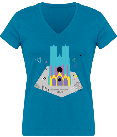 T-shirt Reims Cathédrale - F
