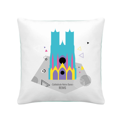 Coussin Reims Cathédrale