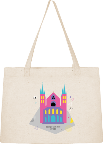 Sac cabas shopping Reims Basilique Saint Rémi