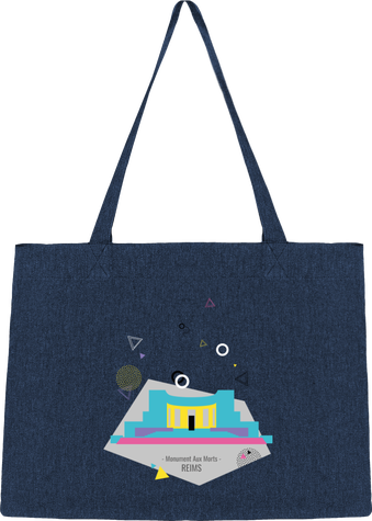 Sac cabas shopping Reims Monument aux Morts