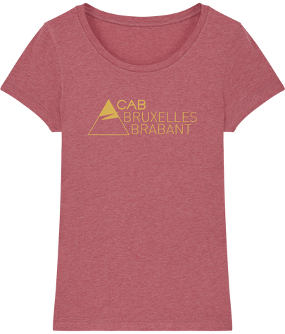 T-shirt rose-violet chiné