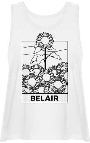 Débardeur Tournesol N&B