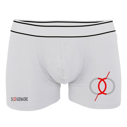 Boxer blanc pour homme
