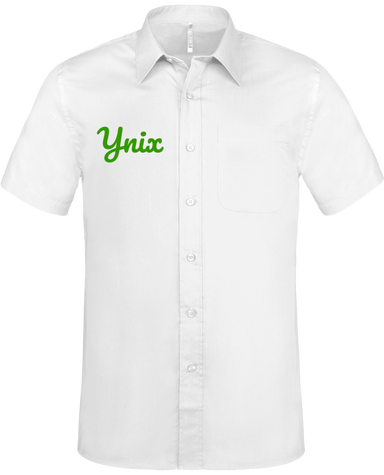 Chemise Ynix verte manche courte