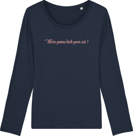 T-shirt femme manches longues  en coton BIO