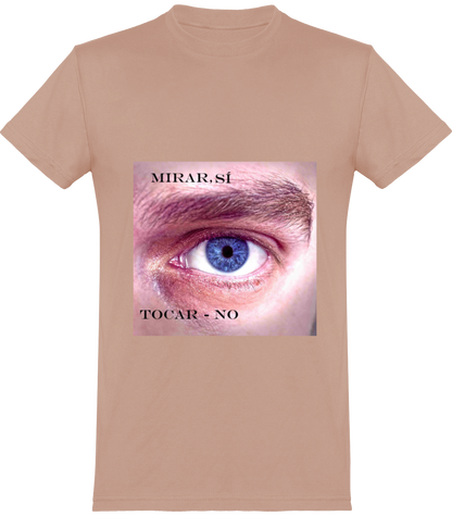 diseño para sudaderas personalizable, ojos azules frase de broma sin tocas Mirar pero no tocar ojo a