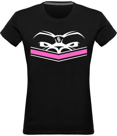 Tee-shirt noir femme manches courtes Alawa