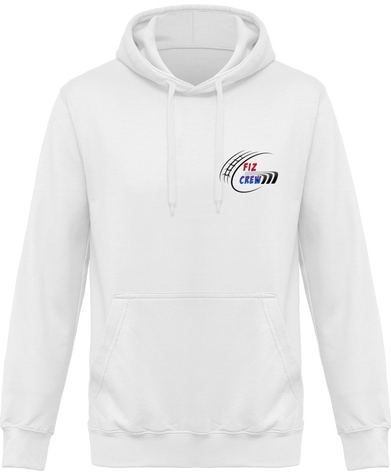 Pull à Capuche Blanc Fiz Crew