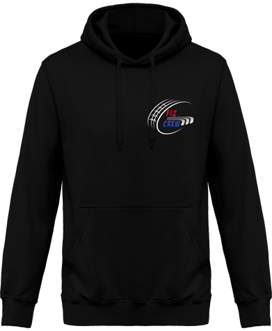 Pull à Capuche Noir Fiz Crew