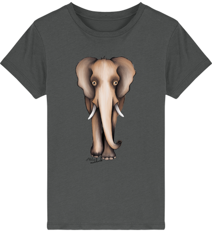 T-shirt enfant bio illustration éléphant