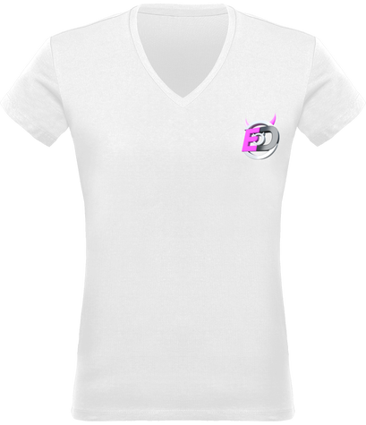 T-shirt col en V Diablesse