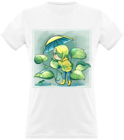 Tshirt blanc femme - froggy