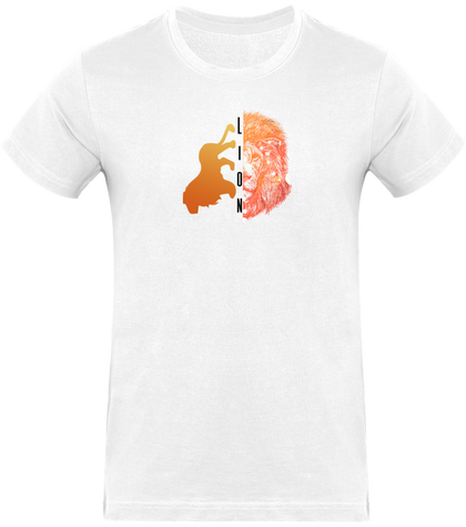 Lion Safari-Tee-shirt Homme