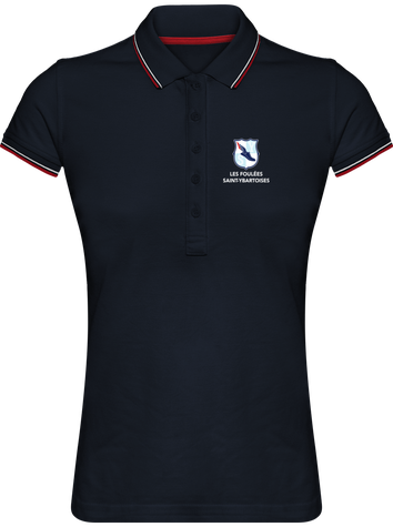 Polo brodé femme 100% coton piqué