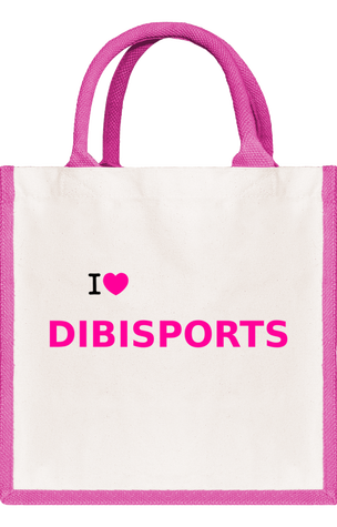 SAC EN TOILE DE JUTE DIBISPORTS BRODER