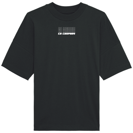 T-SHIRT NOIR OVERSIZE SURF