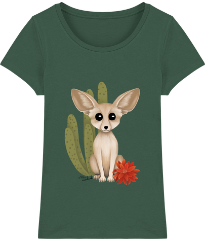 T-shirt femme bio fennec