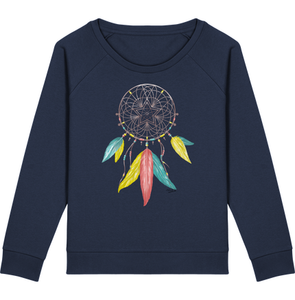 Sweat-shirt femme bio attrape-rêve