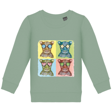 Sweat enfant léopards