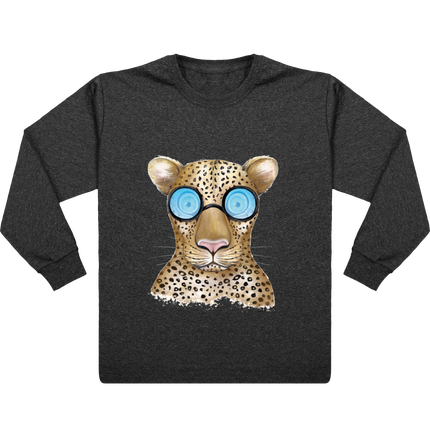 T-shirt enfant léopard à lunettes