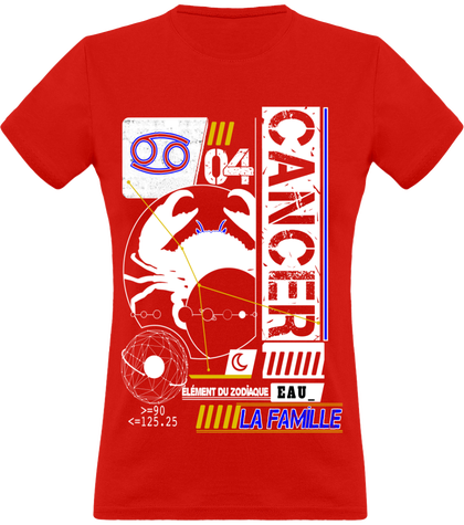 CANCER. T-Shirt Femme.