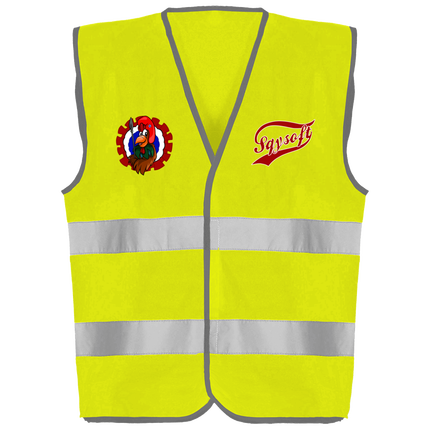 Gilet de Sécurité Jaune Fluo 2 Bandes
